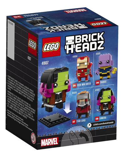 Lego Brickheadz Gamora 41607 Kit De Construcción (136 Piezas
