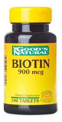 Biotin 900 100 Tab Good Natural - Unidad a $599