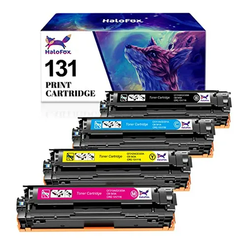 Cartuchos De Tóner Halofox Compatibles Para Canon Y Hp, 4-pa