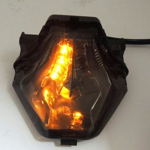 Pare Os Sinais De Seta De Fumaça Da Luz Traseira Yamaha R3