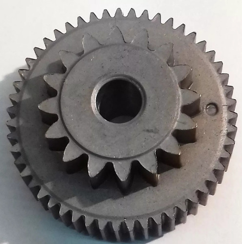 Imagen 2 de 3 de Engranaje De Arranque Doble Yamaha Crypton T110/105