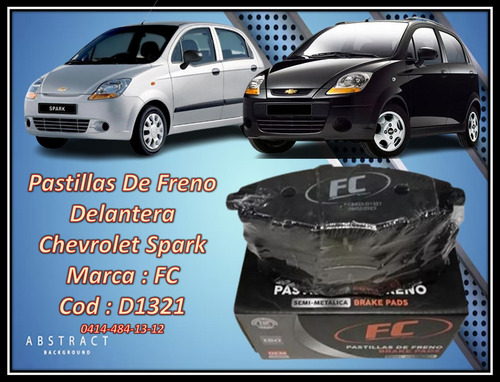 Pastillas De Freno Delantera Chevrolet Spark  Cod : D1321 