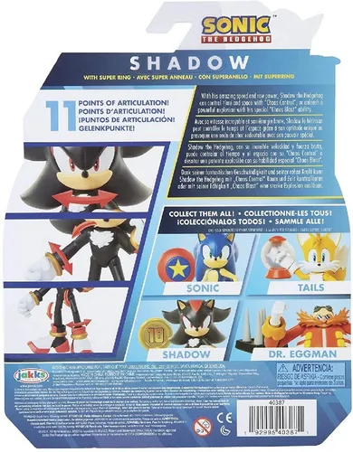 Boneco Sonic Figura de Acao - Shadow - The Hedgehog - F0066-2 START