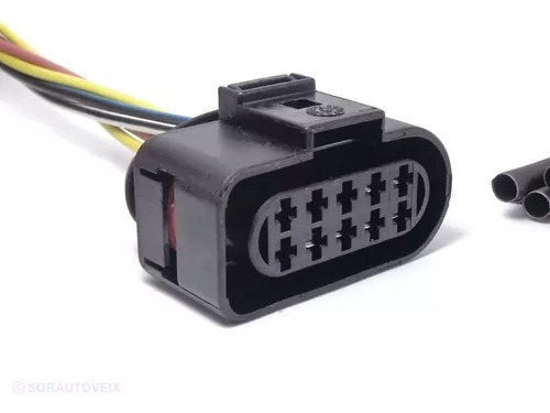 Chicote Plug Conector Do Farol Fiesta 2011 2012 2013 2014