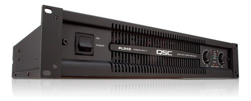 Qsc Pl380 - Amplificador Potencia Clase D 2 Ch 4000w 2 Ohms Color Negro Potencia De Salida Rms 4000 W