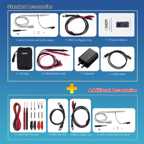 Osciloscopio De Mano Owon Hds2202s 3 En 1 Con Ancho De Banda