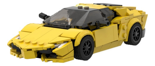 Puzzle De Bloques Lamborghini Modelo 8 Coche De Rejilla