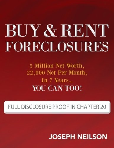 Book : Buy And Rent Foreclosures 3 Million Net Worth, 22,00