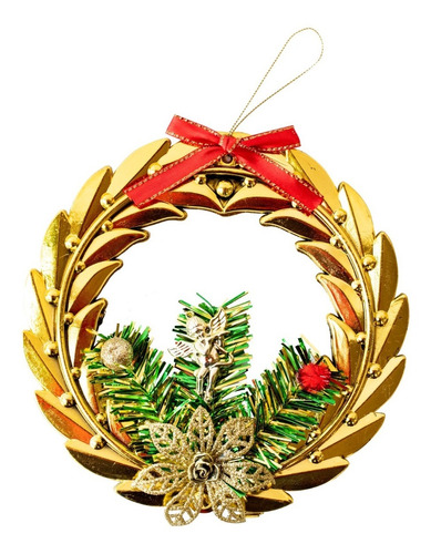 Corona Navideña Decoracion Arbol De Navidad Adorno