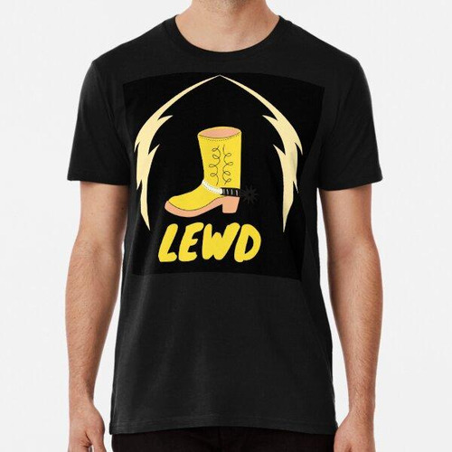 Remera Zapato Amarillo Lewd Thunder Algodon Premium