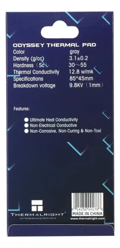 Thermal Pad Extreme Odyssey Thermalright 85x45x 1.5mm