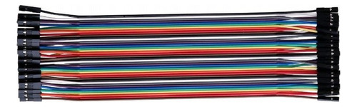 40x Pack Cable Jumper Dupont 20 Cm Hembra - Hembra (h-h)