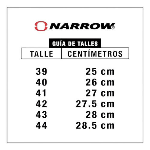 Zapatillas Cristiano Narrow