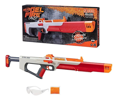 Arma Bolinha Gel Nerf Pro Gelfire Ghost Bolt Blaster 5000