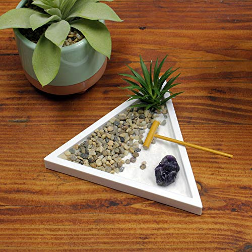 Nature's Mark Mini Zen Garden Kit Para Escritorio Con Arena