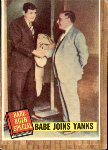 1962 Topps 136 Grn Babe Se Une A Los Yankees Babe Ruth New Y