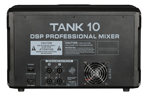 Amw Tank 10 Mesa De Som Amplificada Usb Efx Hi End Canais !