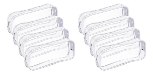 ` Estuche For Lápices De Pvc Transparente De 8 Piezas Con