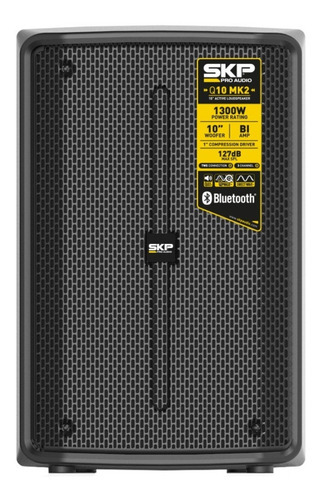 Altavoz activo Skp Sk Q10 Mk2 10 Pol 650 W Rms con color negro 110/220 v