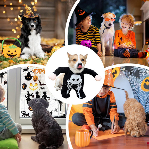 Disfraz De Perro Esqueleto Disfraces De Perro De Halloween R
