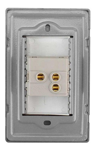 Placa Boton Timbre Sanelec 4644 Cordoba Acero Inoxidable