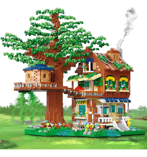 Hogokids Tree House Building Set - 4076 Pcs Friends Friendsh