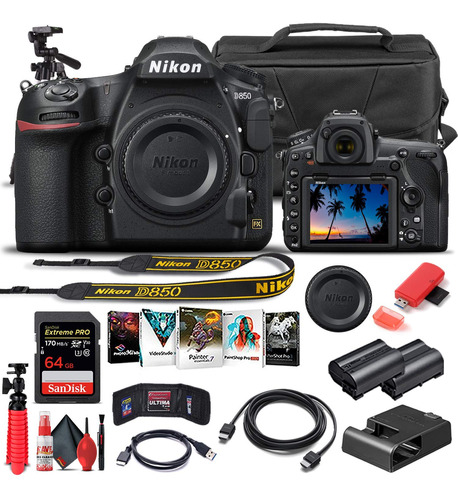 Nikon D850 Cámara Dslr (solo Cuerpo) () + 64gb Tarjeta De .