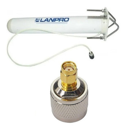 Imagen 1 de 8 de Antena Wifi Largo Alcance 2.4 Ghz Lanpro Lp Yagi2415 15 Dbi