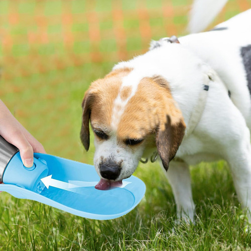 Vaso Para Mascotas De Acero Inoxidable, Taza Agua Exteriores