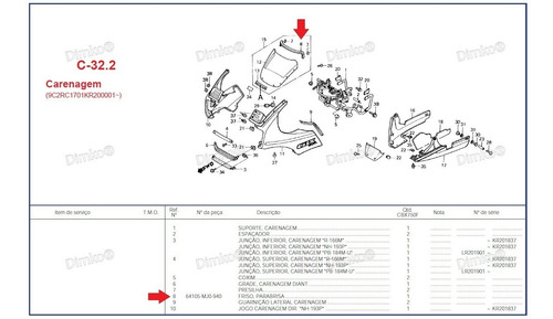 Friso Parabrisa Bolha Honda Cbx 750f 86 A 90
