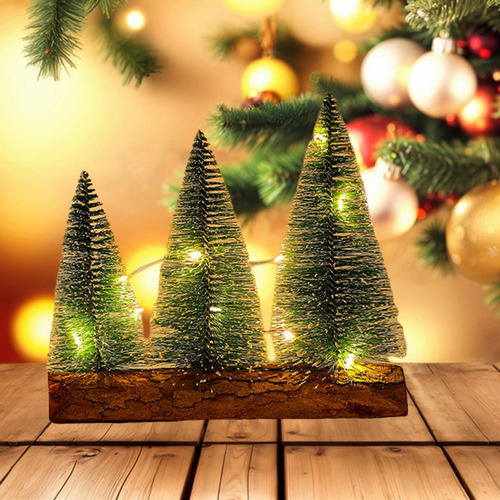 De Navidad De Mesa, Mini Árbol De Navidad, Decoración,