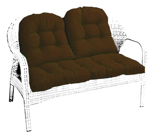 Jhlwares Outdoor Chair Cushions3 Piece Loveseat Settee