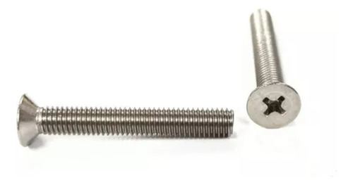 Parafuso Inox M8x40 Cabeça Chata Phillips Ciser - 50