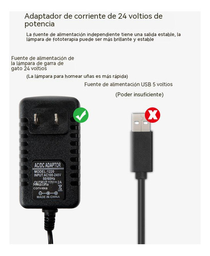 Lámpara De Uñas Uv Pata De Gato Professional Soporte 48w