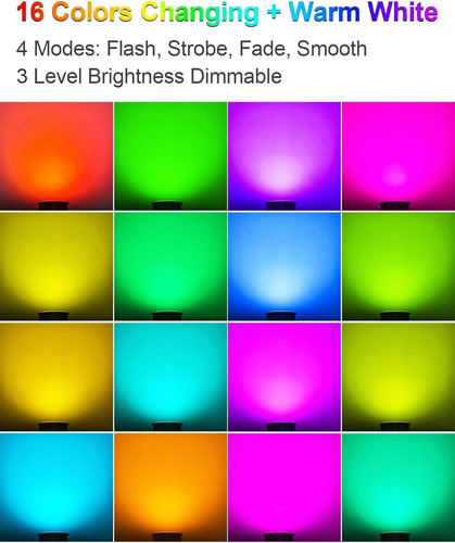 Luces Rgb Led De Bajo Voltaje Para Iluminación De Paisaje, 2