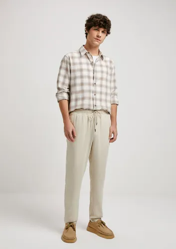 Calça de best sale linho masculina zara