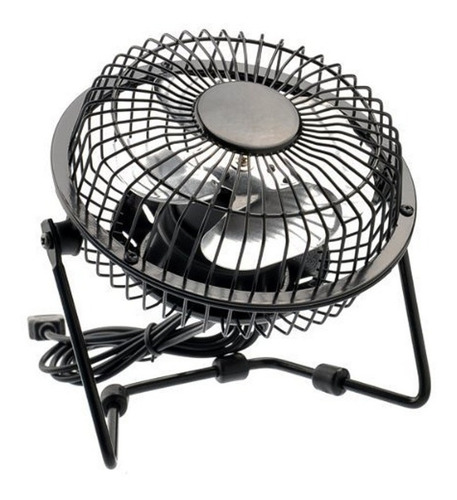 Ventilador Usb Portátil 20cm Metálico Ajustable / Silencioso
