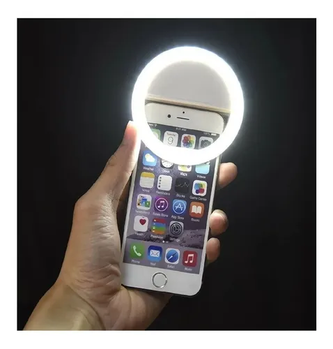 Anillo Aro Luz 24 Led 3 Tonos Selfie Celular Teléfono Pilas — Te lo tenemos  Chile