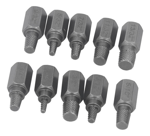 Juego De Extractores De Tuercas, 10 Piezas, Extractor De Tor