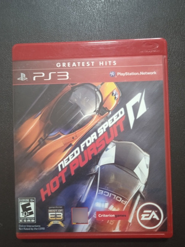 Need For Speed Hot Pursuit - Play Station 3 Ps3 