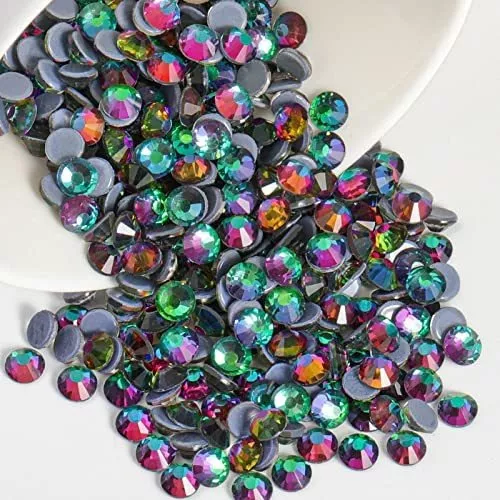 Beadsland Hotfix Rhinestones, 1440pcs Flatback Crystal Rhinestones