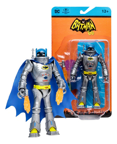 Mcfarlane Dc Figura Retro Robot Batman (batman 66' Comic)