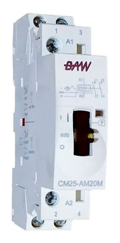 Contactor Modular 25amp 2p 1 Módulo 230v Baw Cm25-am20m