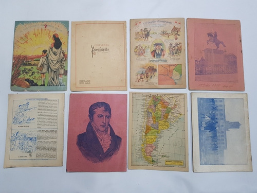 Imagen 2 de 10 de Antiguos Cuadernos Patrios Usados Lote X 8 Mag 58286