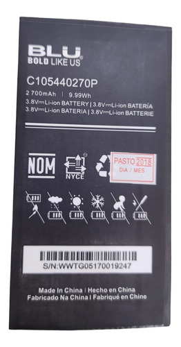 Bateria Blu  Dash Xl Plus - C105440270p