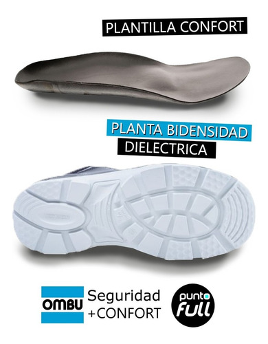 Zapato Ombu Ozono, Calzado De Trabajo Y Seguridad Confort