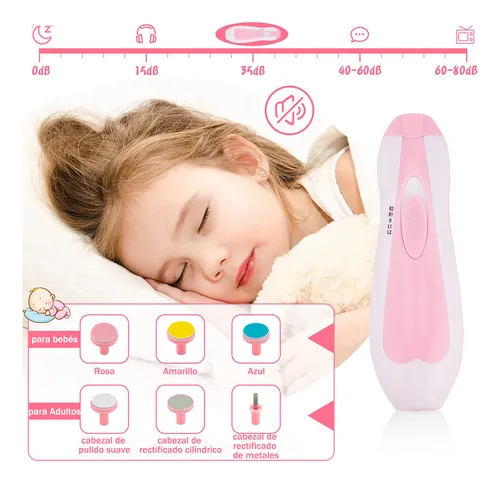 Kit De Higiene Cuidado Bebé 20pcs Termómetro Salud Manicure Color Rosa