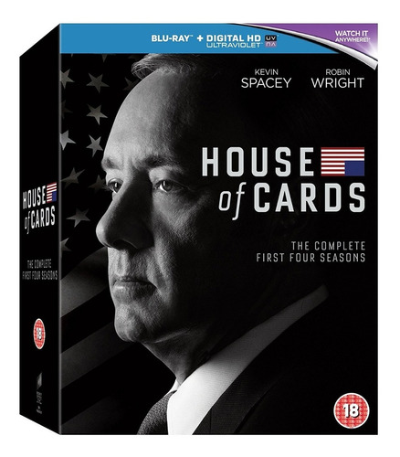 House Of Cards Temporadas 1 A 5 En Blu Ray!!