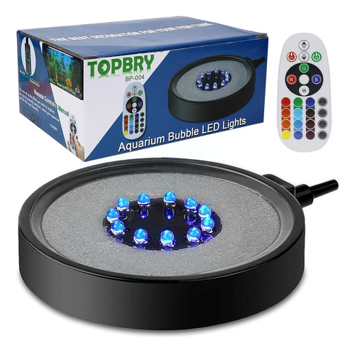 Luces Led De Burbujas De Acuario Topbry Rgbw  Disco De Piedr