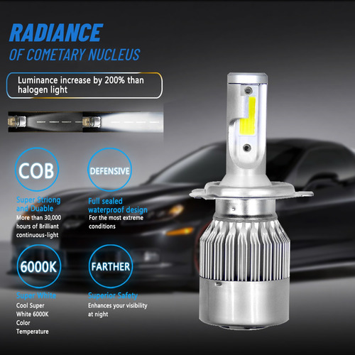 9005 H11 2504 Kit Bombilla Led Luz Alta/baja Para Chevrolet